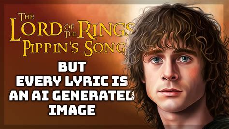 Lord Of The Rings Pippins Song But Every Lyric Is An Ai Generated Image Youtube
