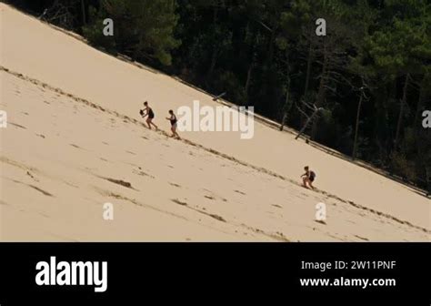 Dune Du Pilat Gironde Nouvelle Aquitaine France Stock Video Footage