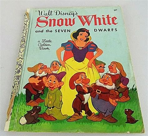 Snow White And The Seven Dwarfs A Little Golden Book Vintage 1st