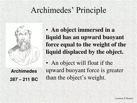 Ppt Archimedes Principle Powerpoint Presentation Free Download Id