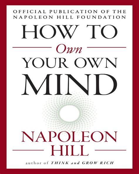 How To Own Your Own Mind By Napoleon Hill Nuria Store