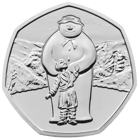 Royal Mint Releases New 50p Coins Featuring The Snowman And Snowdog