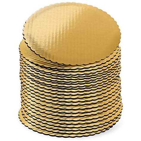 10 Inch Gold Cake Boards Rounds 24 Pack Cake Base 10 In Circle