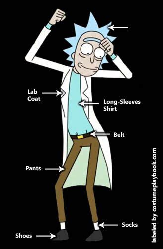 His Spiky Light Blue Hair Is Enough Reason To Dress Up As Rick From The