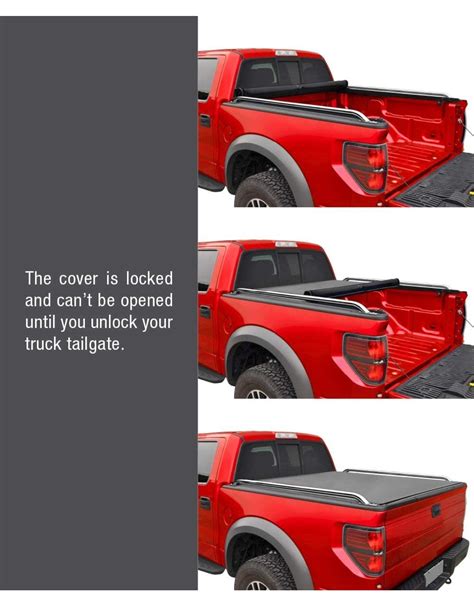 Maxmate Low Profile Soft Roll Up Truck Bed Tonneau Cover For 2009 2020