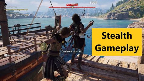 Assassins Creed Odyssey Stealth Gameplay Port Of Nisaia The