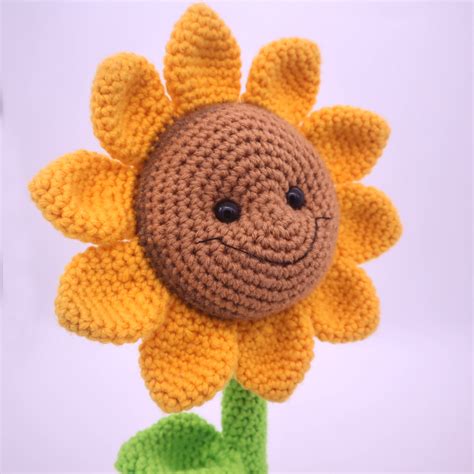 Sunflower Amigurumi Free Crochet Pattern Stringydingding
