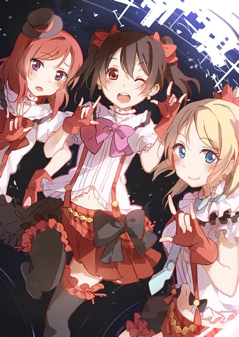 Nishikino Maki Yazawa Nico And Ayase Eli Love Live And More Drawn By Asuka Louyun