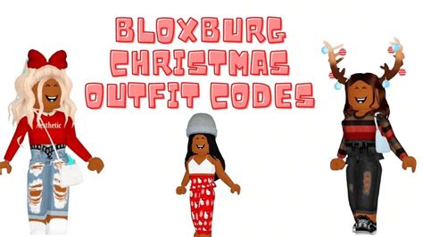 9 Ideas Bloxburg Christmas Outfit Codes