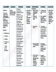 Pdf Nursingcribcom Nursing Care Plan Postpartum Hemorrhage Compress Pdf ASSESSMENT Subjective