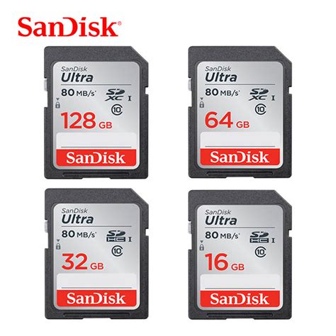 The capacity type of the memory card is often found in the name. Original SanDisk SD Card 128GB 64GB SDXC Ultra Memory Card ...