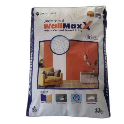 40 Kg Jk Wallmaxx White Cement Based Wall Putty At Rs 720bag In Ranchi