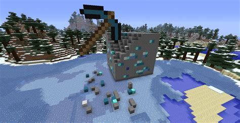 Скачать мод ores above diamonds. Diamond Ore Cube Minecraft Map