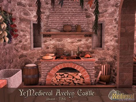 The Sims Resource Ye Medieval Avelyn Castle Tsr Cc Only In 2023