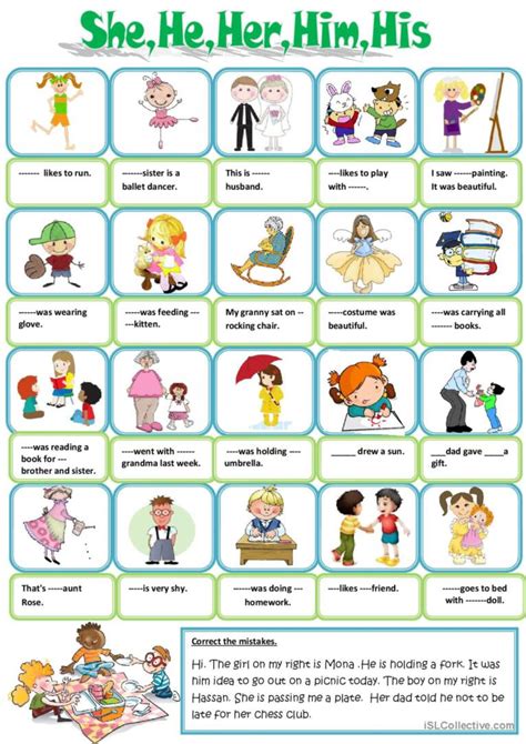 she he her him his english esl worksheets pdf and doc