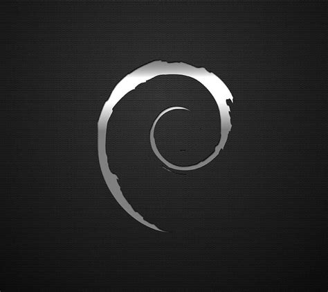 Debian Dark Linux Logo Hd Wallpaper Peakpx