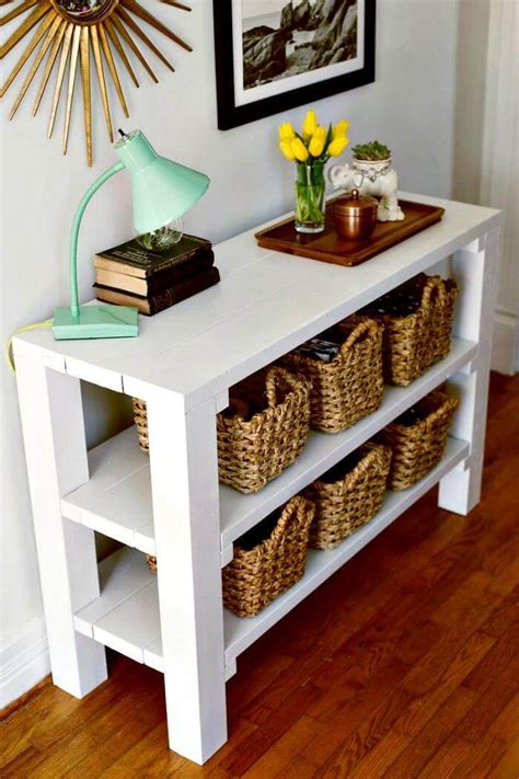 The diy table makeover ideas for genius table makeovers are just endless! 25 Best DIY Entryway Table Ideas with Tutorials - DIY & Crafts