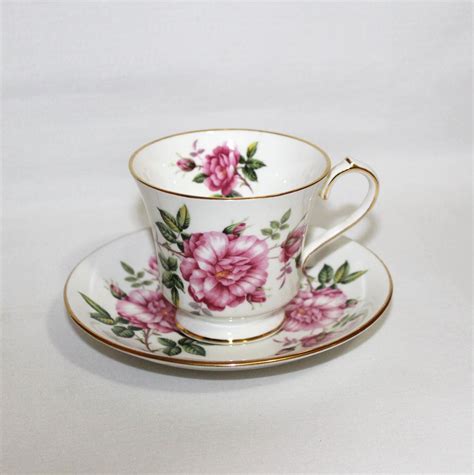Aynsley Pink Rose Tea Cup And Saucer Pattern 2963 Etsy