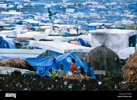 Refugee Camp In Goma Democratic Republic Of The Congo In 1995 Area