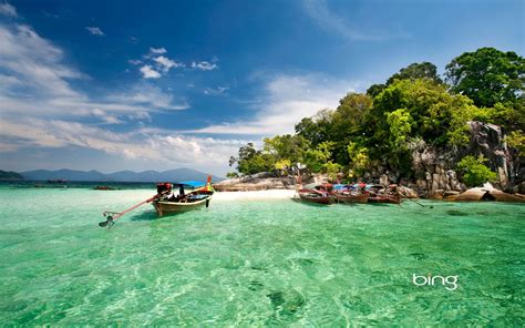 Bing Pictures As Hd Wallpaper Railay Beach Thailand Cool Places To