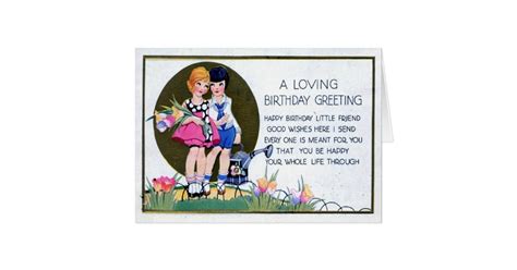 Lesbian Birthday Greeting 1915 Vintage Card Zazzle