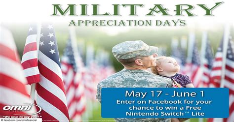Omni Military Loans Military Appreciation Month Giveaway Infinite Sweeps