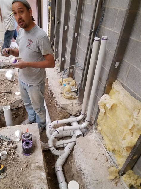 Most will come to check out the job before they start work. Fast Plumbing in action our plumbers working hard on a ...