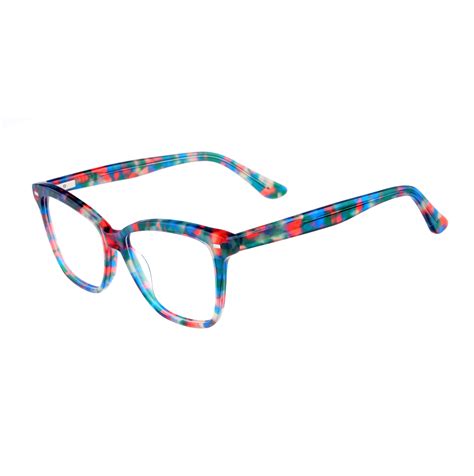 2019slf Acetate Optical Frame Colorful Frame Eye Glasses Eyewear Ready