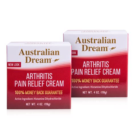 Australian Dream Arthritis Pain Relief Cream For Muscle Aches Or Back