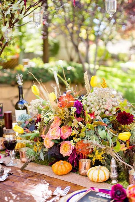 Colorful Autumn Outdoor Party Birthday Party Ideas And Themes