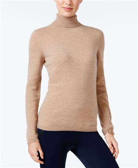 Charter Club Cashmere Turtleneck Sweater Only At Macys And Reviews