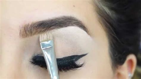 How To Do Eyebrows With Eyeshadow How To Get Thick Eyebrows Fill Them