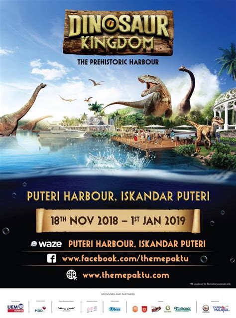 Malaysia, nusajaya, persiaran puteri selatan, puteri harbour 79250. Themepaktu Dinosaur Kingdom at Puteri Harbour Iskandar ...