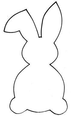 Schablone zum osterhasen basteln herunterladen >>. Easter decoration crafts - 20 ideas nursery garlands. in 2020 | Easter bunny template, Bunny ...