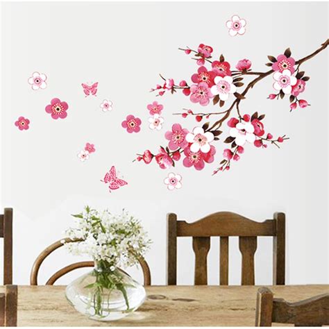 2017 Wall Sticker Huge Tree Cherry Blossom Wall Decal Nursery Tree