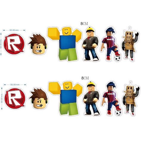 Select Roblox Sticker Decals Your Birthday Party Theme Etsy