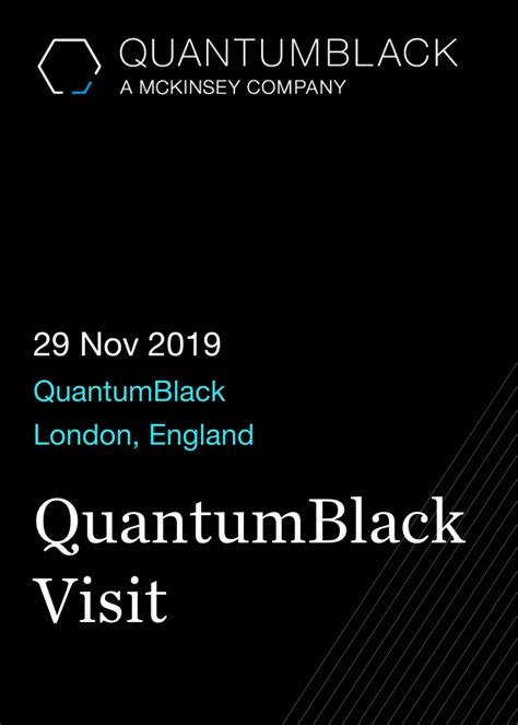 Quantumblack Visit