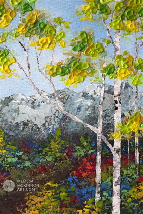 Original Mountain Painting By Melissa Mckinnon 12x12 Available