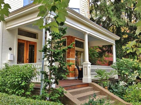 Intricate cut geometric railings add juxtaposition to the multiple flight of stairs. Professional Porch Railing Install in Pittsburgh, PA ...