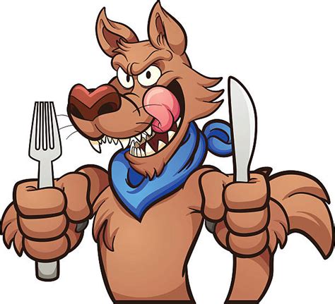 910 Cartoon Of A Hungry Wolf Stock Photos Pictures And Royalty Free