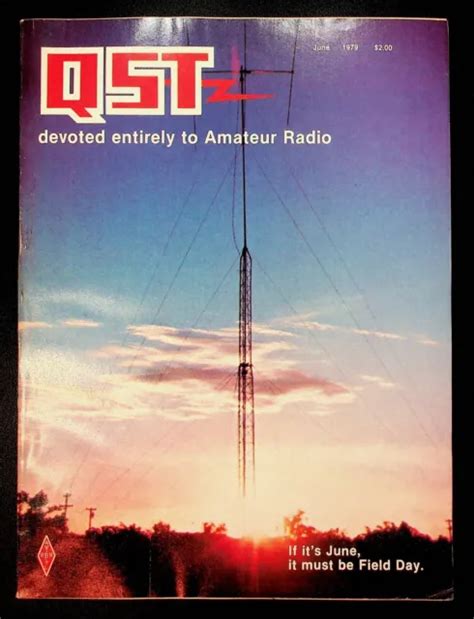 Vintage Qst Magazine June Hw Solid State Tran Arrl Field Day Ham Radio Picclick