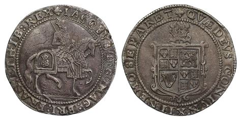 James I Crown Plumes Reverse Made From Welsh Silver Mm Trefoil Lis