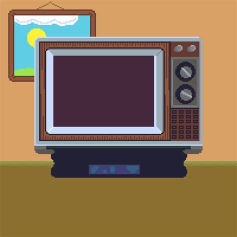 Pixel Art Tv Sprite Cc0
