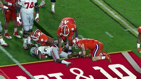What The Heck Is This Clemson Player Grabbing For Here