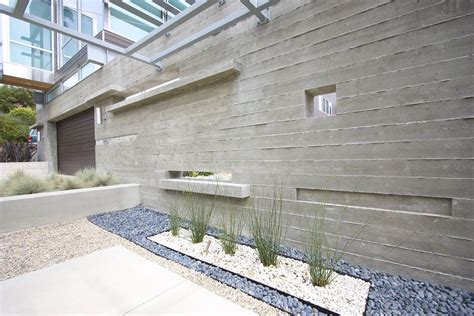 Grounded Modern Landscape Architecture Exterior Wall Design Modern