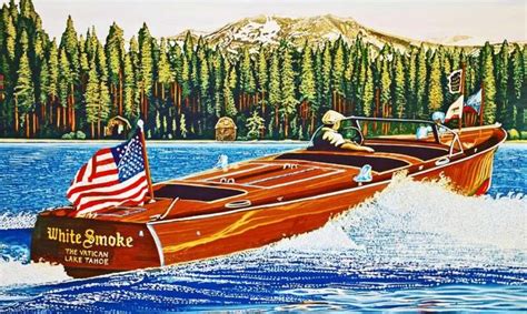 Beauty South Tahoe Wooden Boats Lakes In California