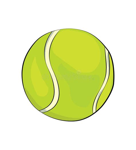 Free tennis ball vector download in ai, svg, eps and cdr. Tennis ball cartoon stock illustration. Illustration of ...