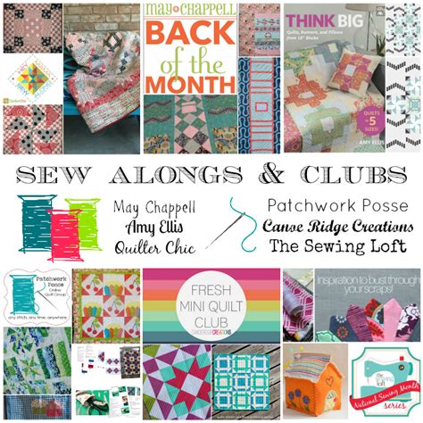 Sew Alongs And Clubs The Sewing Loft Quilt Club Quilts Sewing Projects