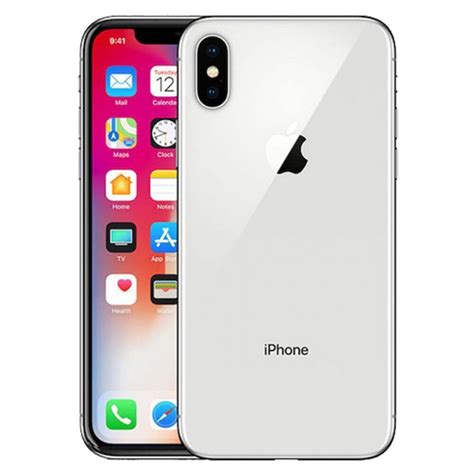Apple Iphone X 256gb A1865 Unlocked Smartphone 256g Silver Brand New