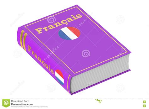 French language textbook stock illustration. Illustration of success ...